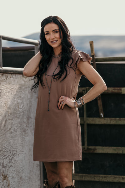 The Julia Dress - Mocha