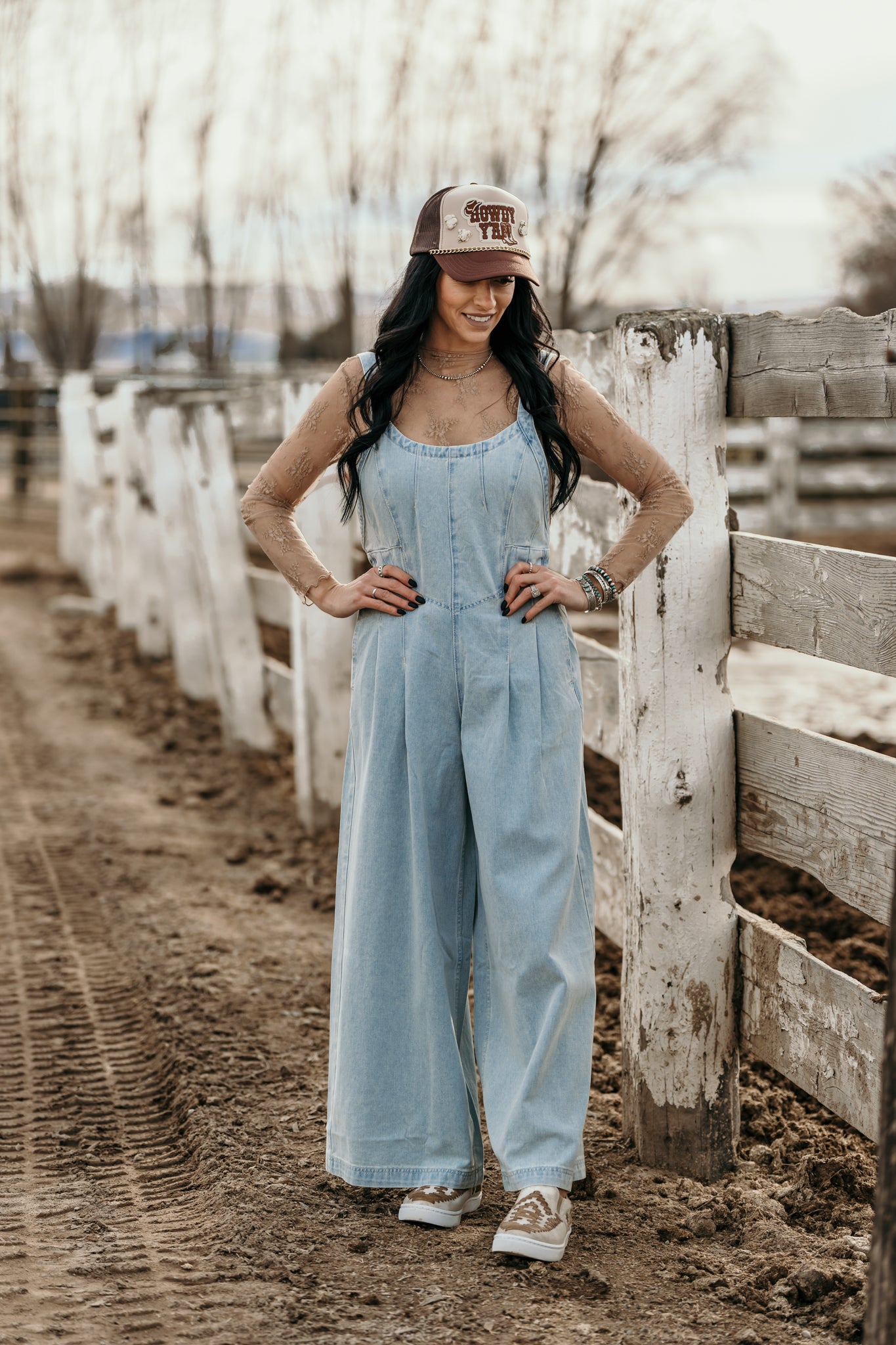 Broken Spoke Wide Leg Jumpsuit