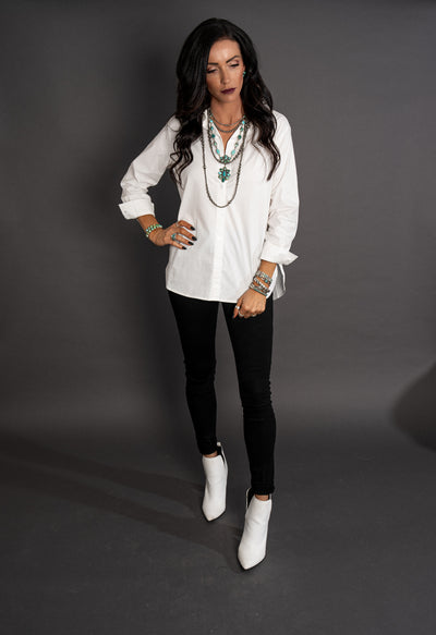 Penny Perfect White Button Down