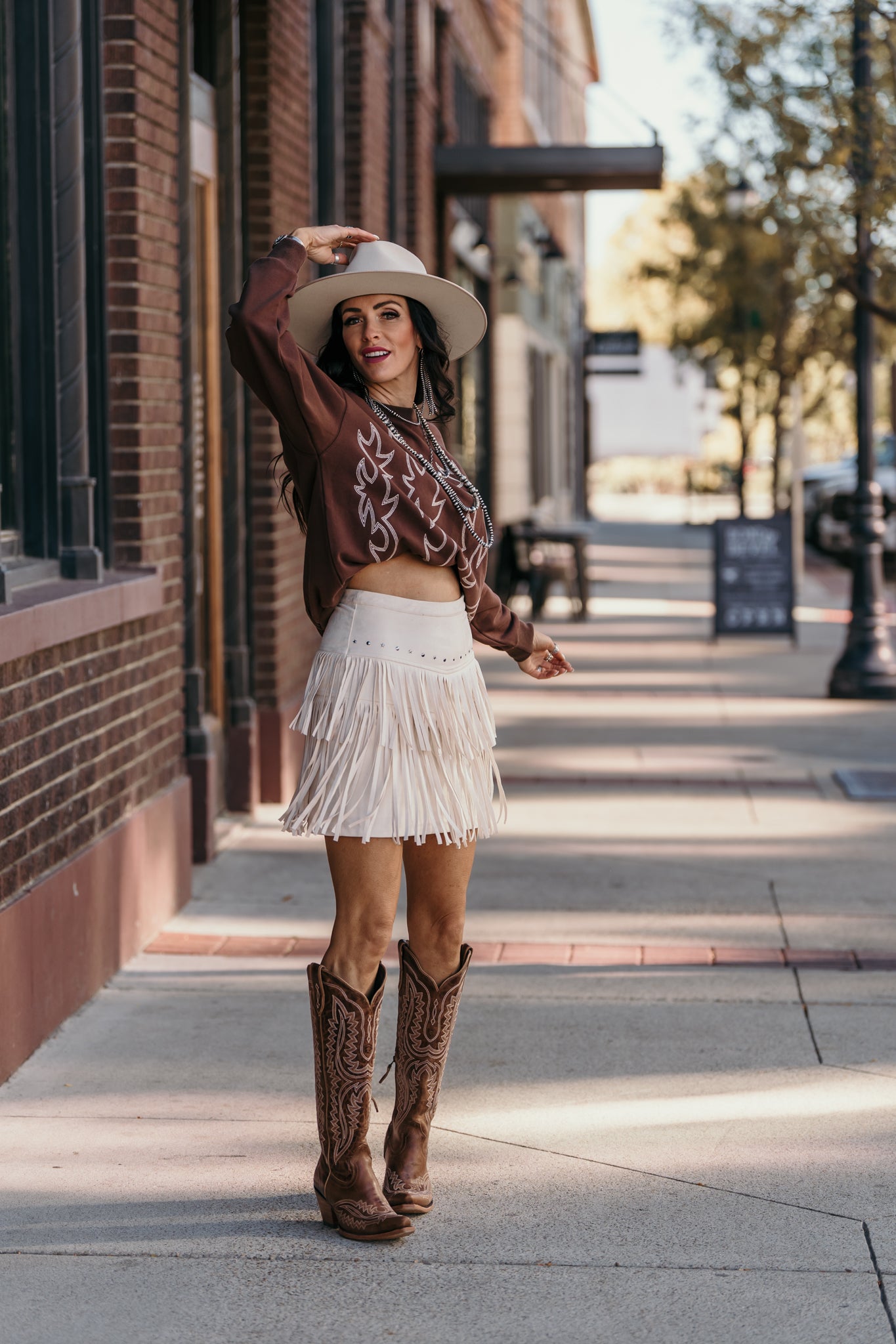 Starlight Fringe Skirt