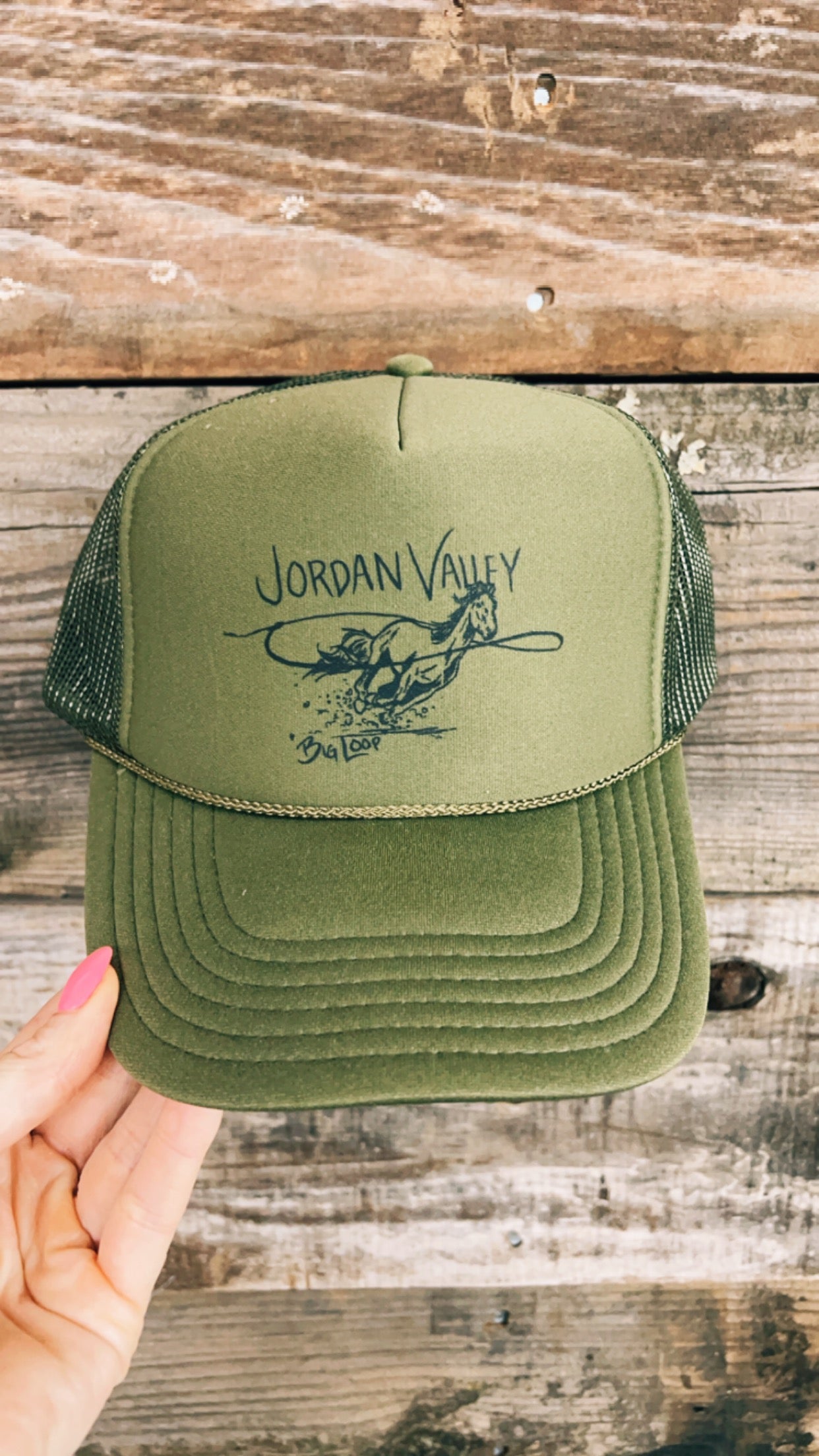 Big Loop Trucker Hat - Olive