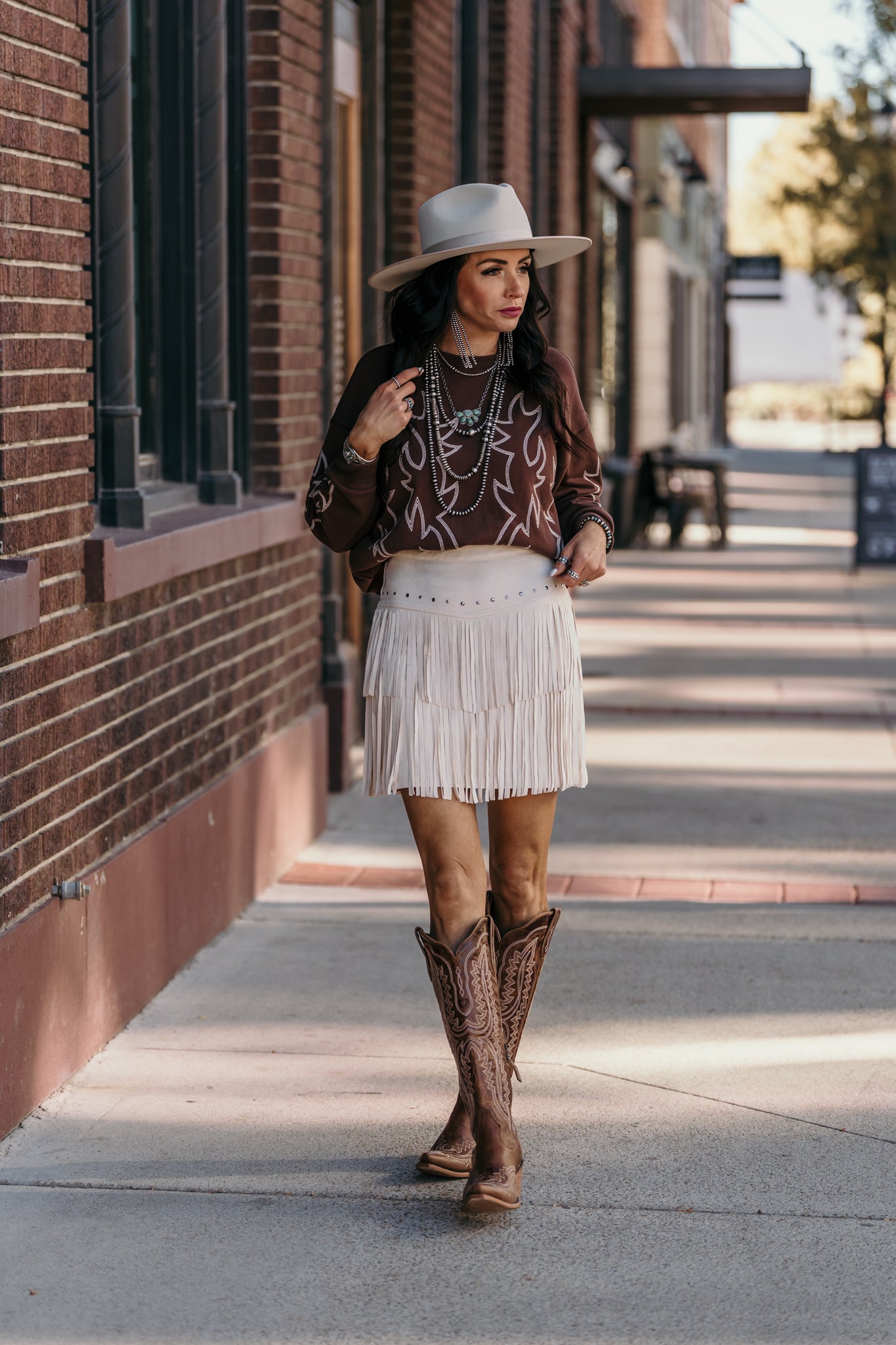 Starlight Fringe Skirt