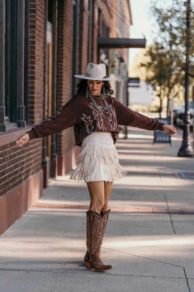 Starlight Fringe Skirt