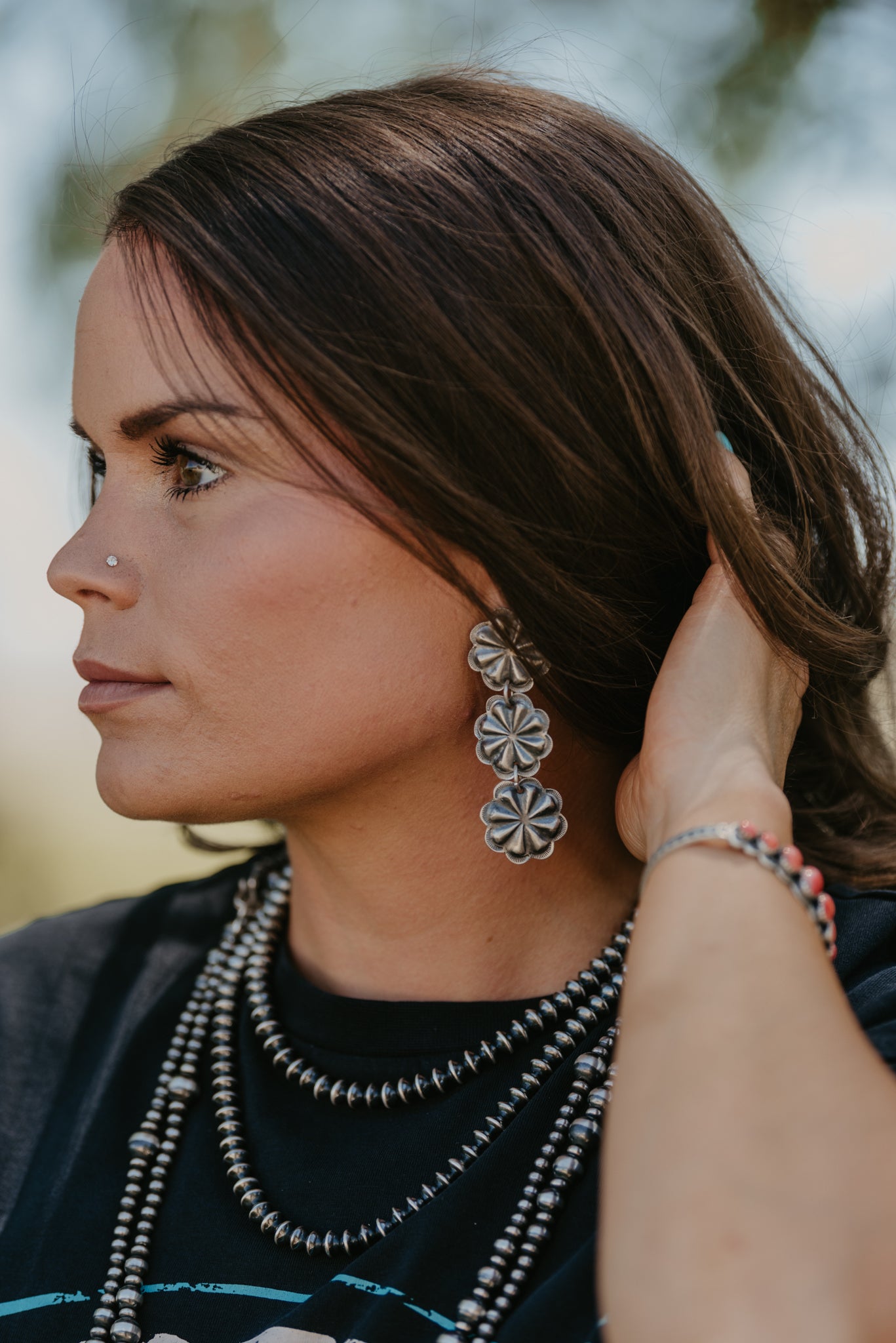 The Steve Silver Concho Earrings