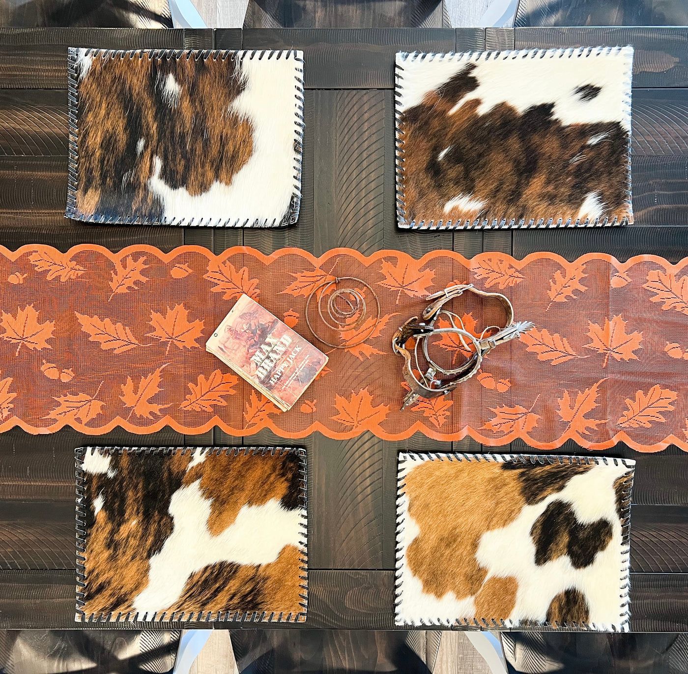 Cowhide Placemat Set of 4 - Opt. 1