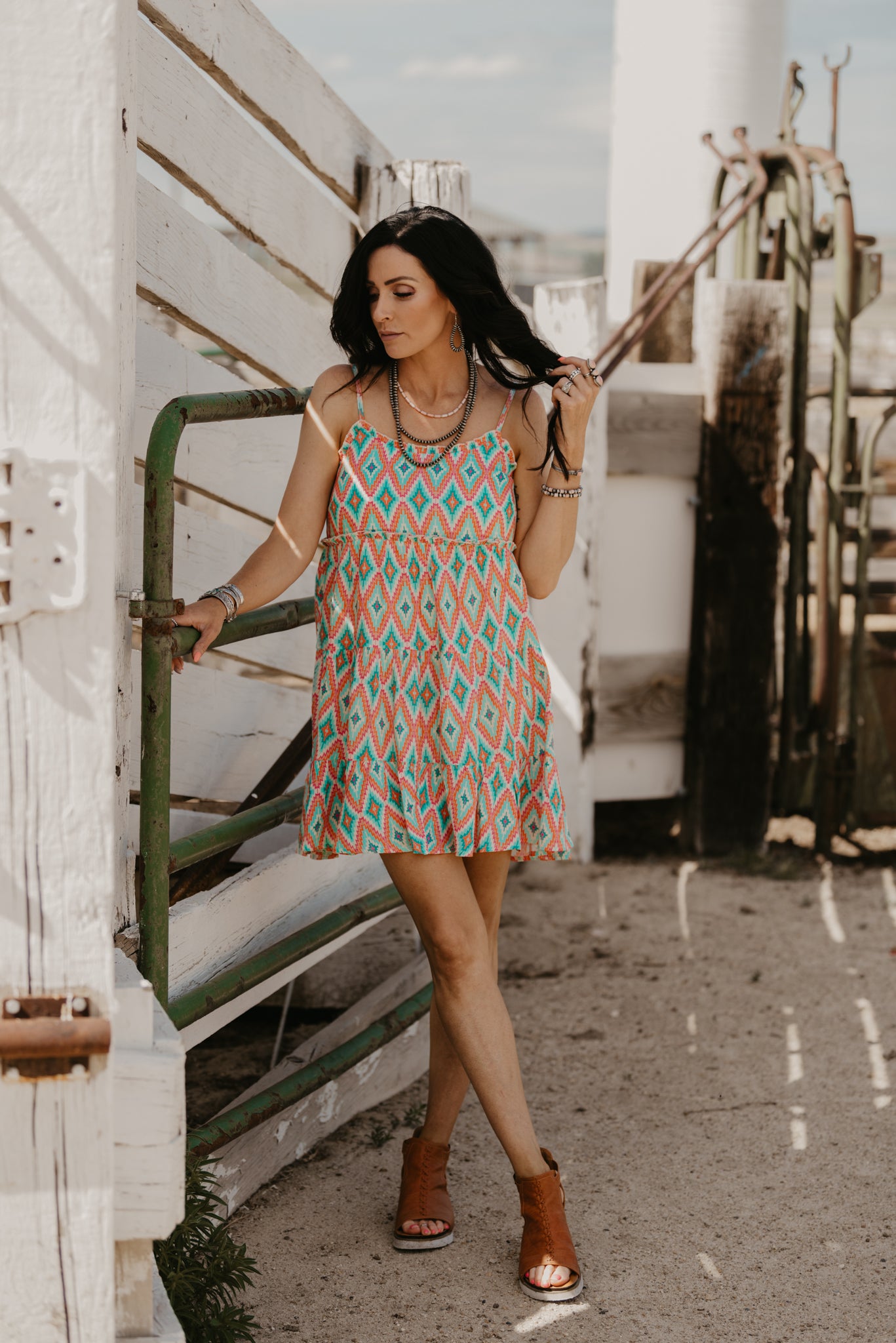 Ariana Aztec Summer Dress