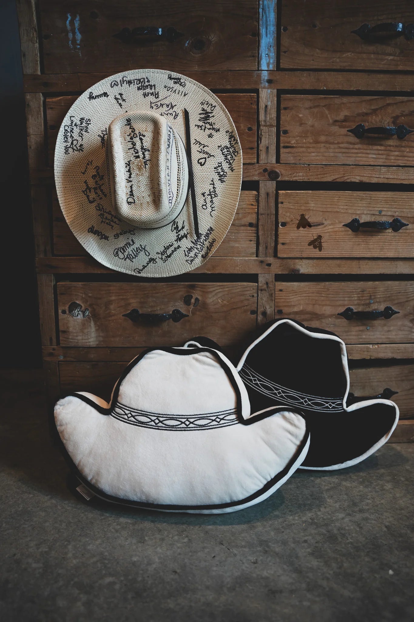 All Hat Pillow - Silver Belly