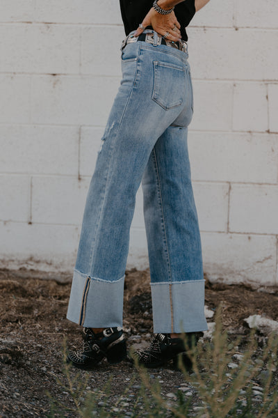 The Tosha Wide Cuff Jeans