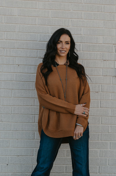 The Slate Creek Sweater - Caramel