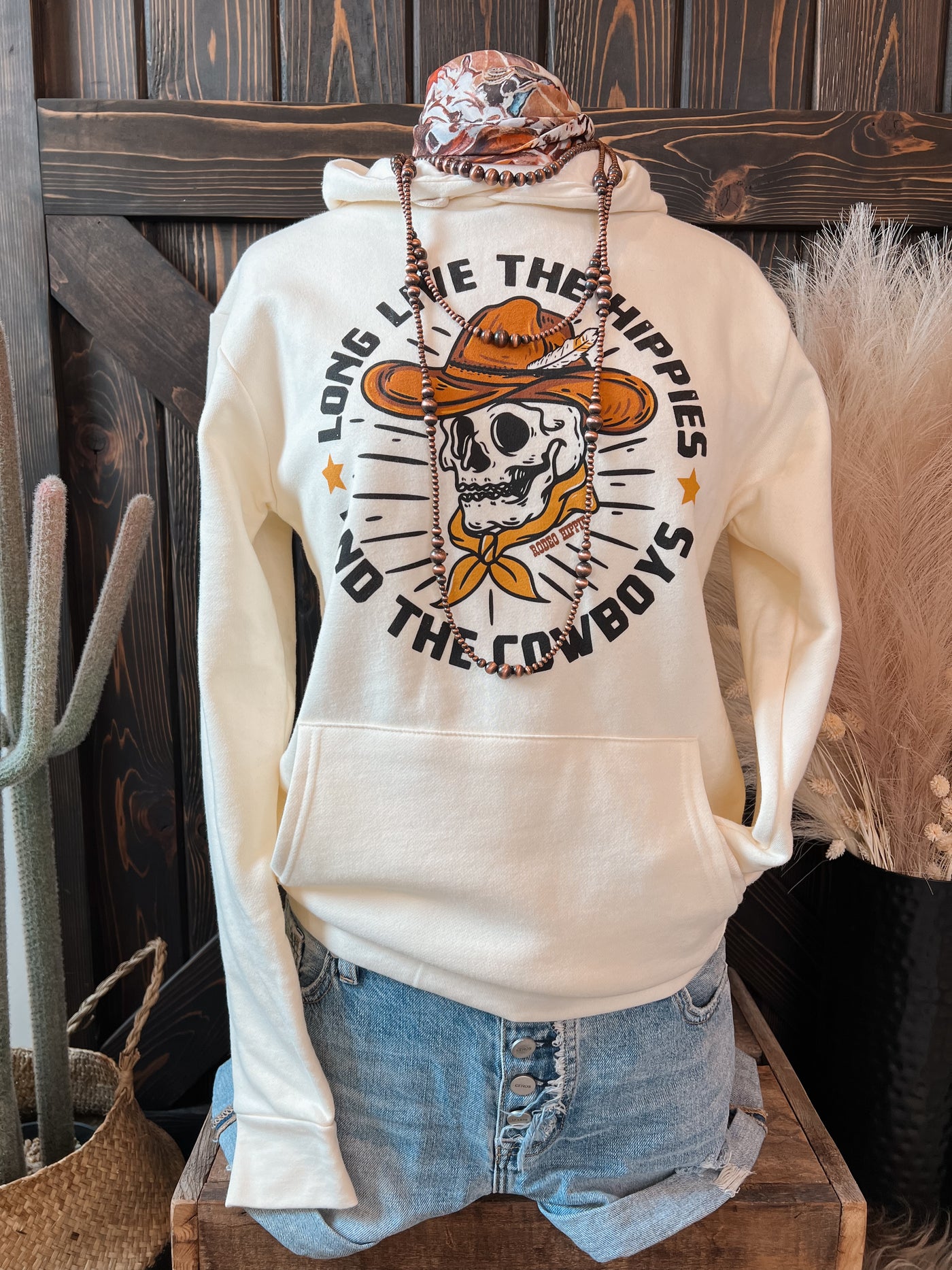 Hippies and Cowboys Hoodie