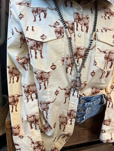 The Longhorn Cattle Blouse