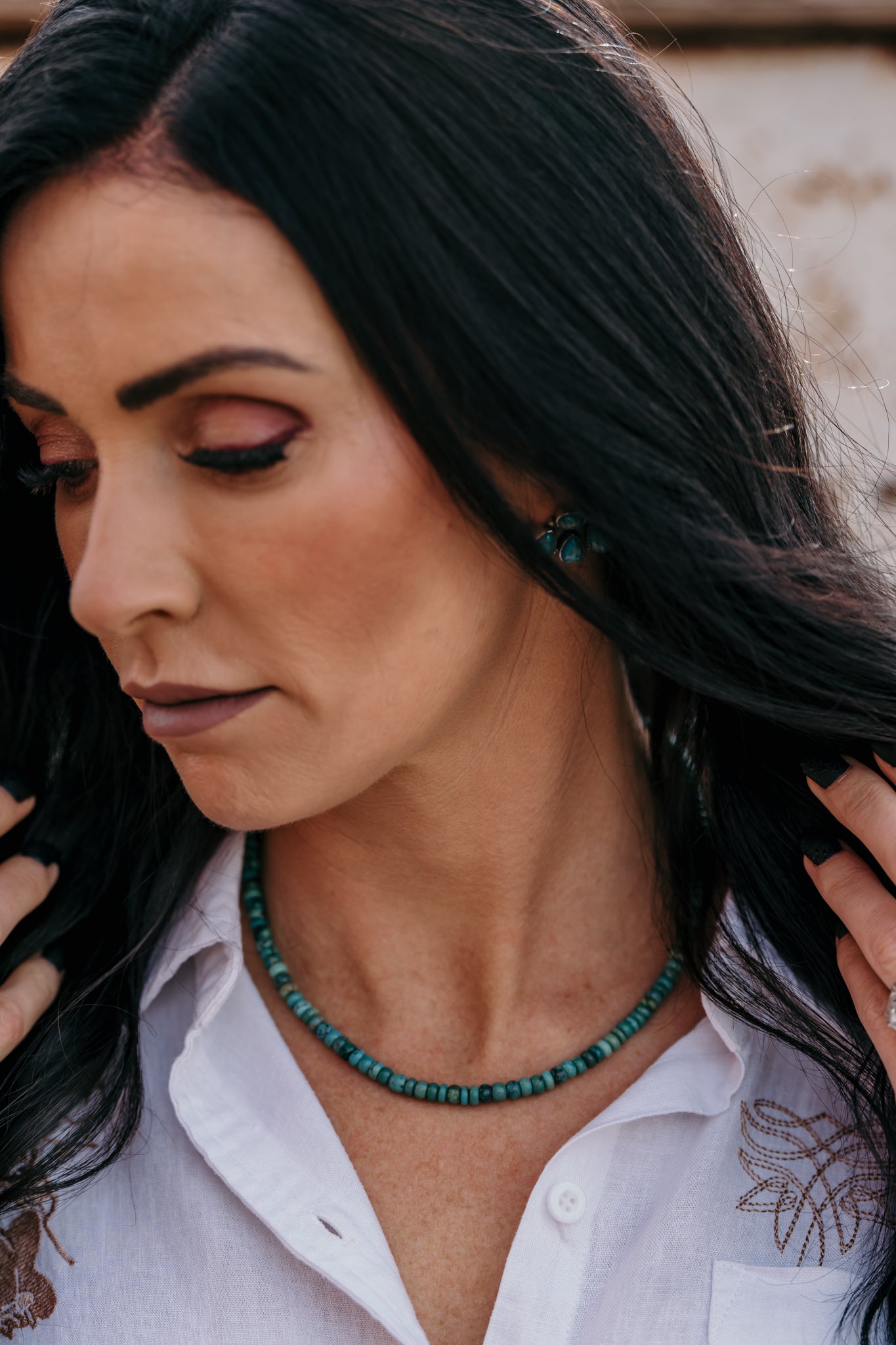 Quincy Turquoise Choker