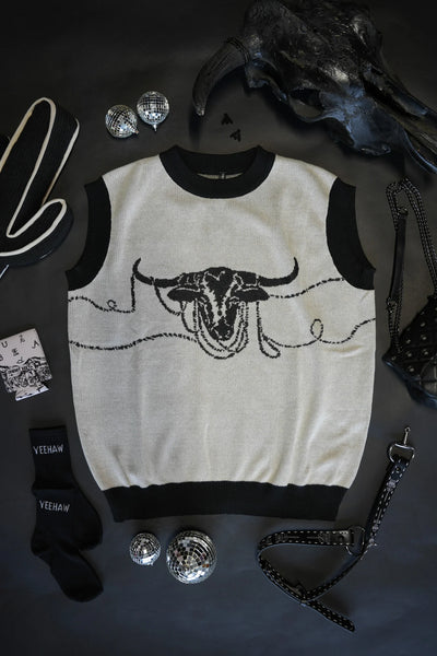 Lasso the Longhorn Sweater Vest