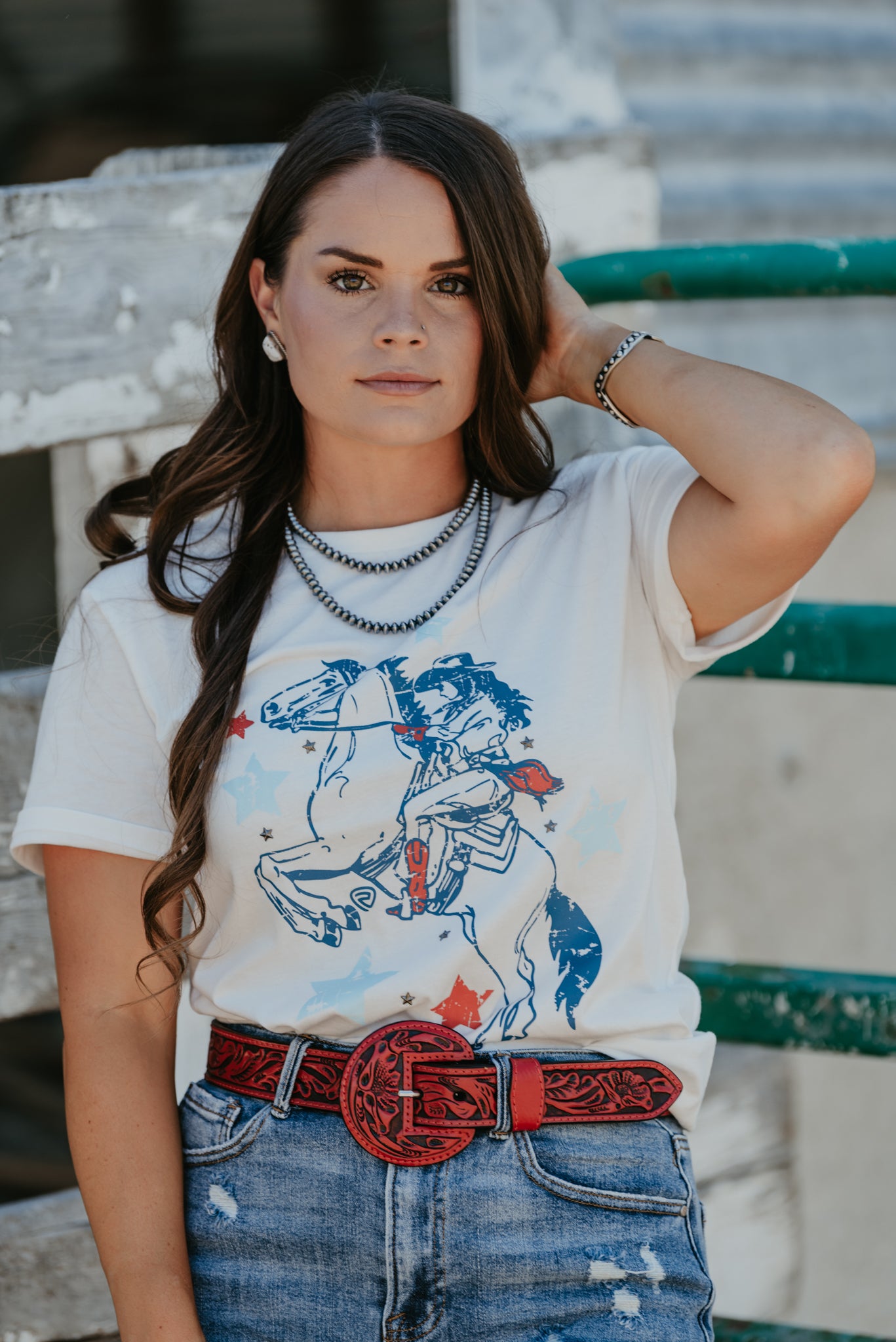 Americana Star Studded Graphic Tee