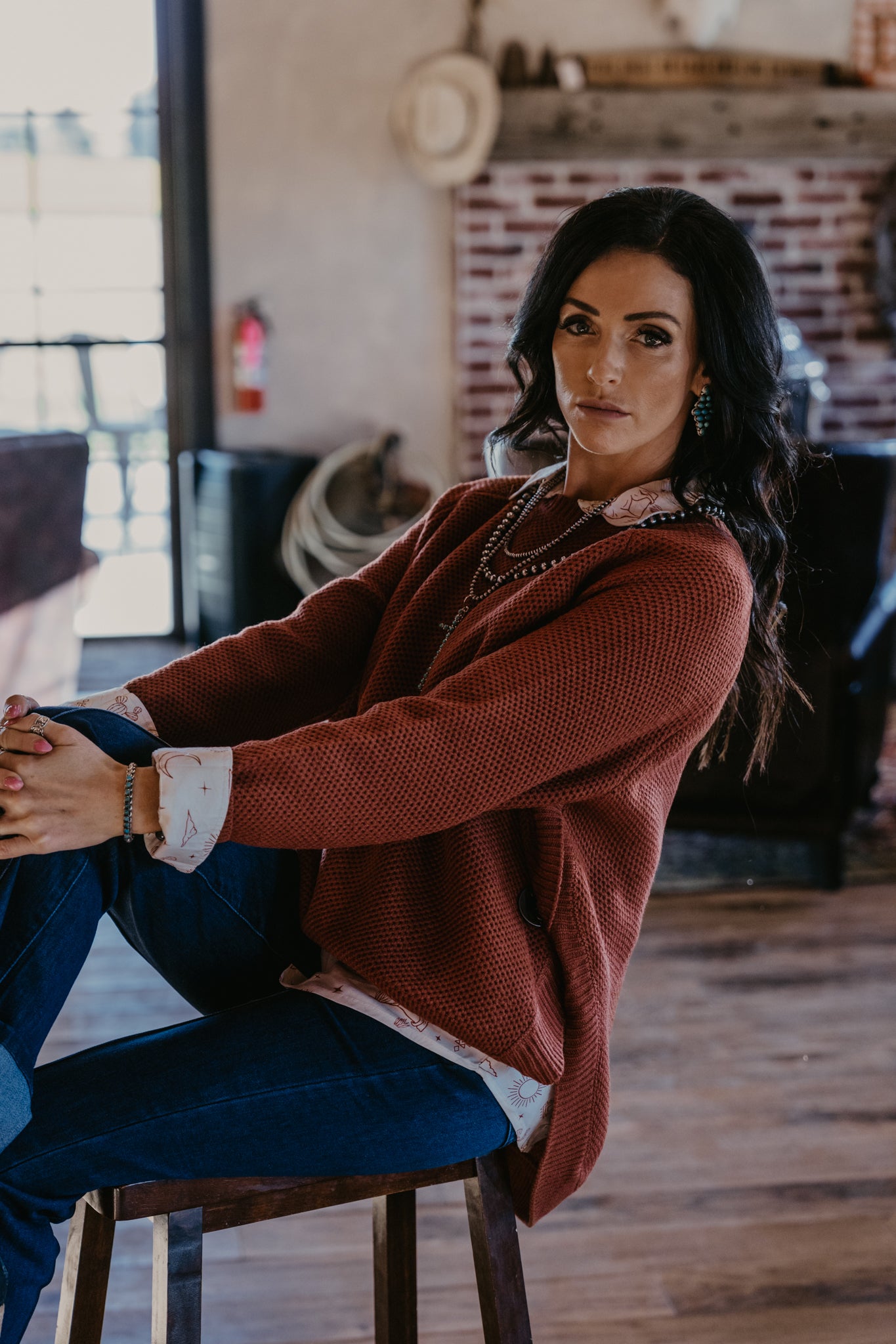 The Slate Creek Sweater - Spice