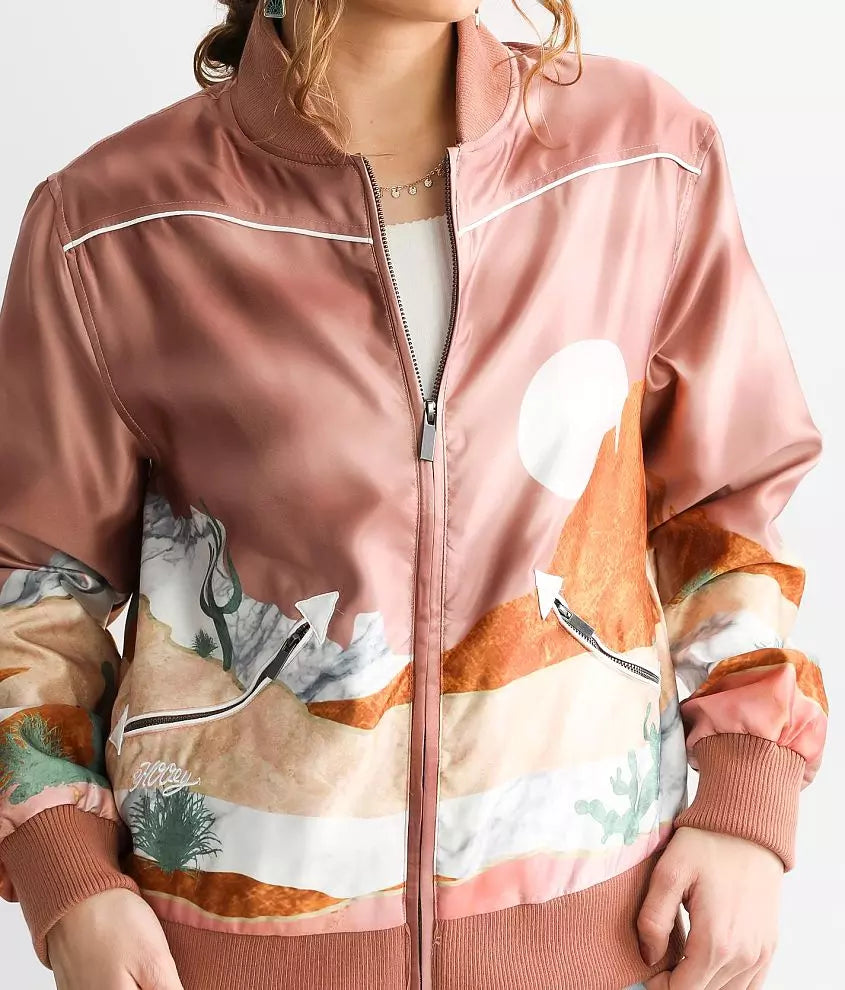 Desert Landscape Bomber Jacket