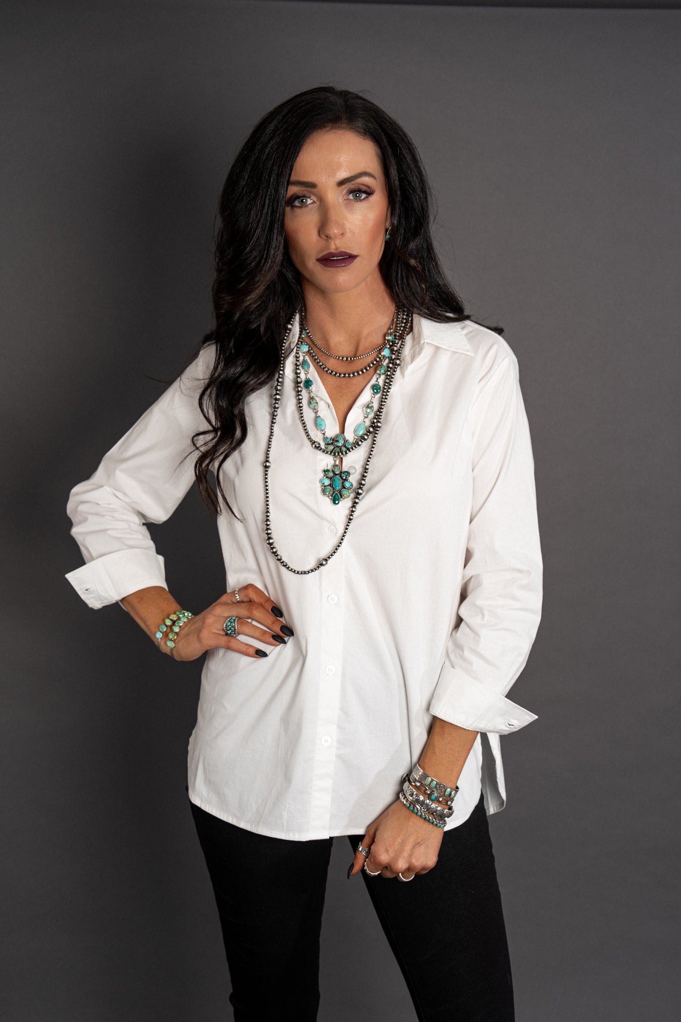 Penny Perfect White Button Down