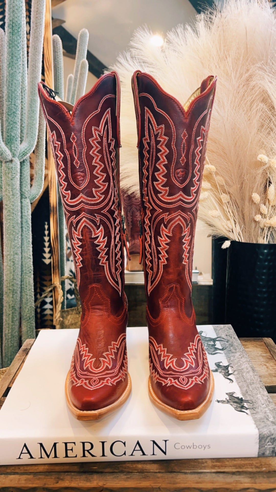 The Casanova Boot by Ariat Red Alert Triangle T Boutique