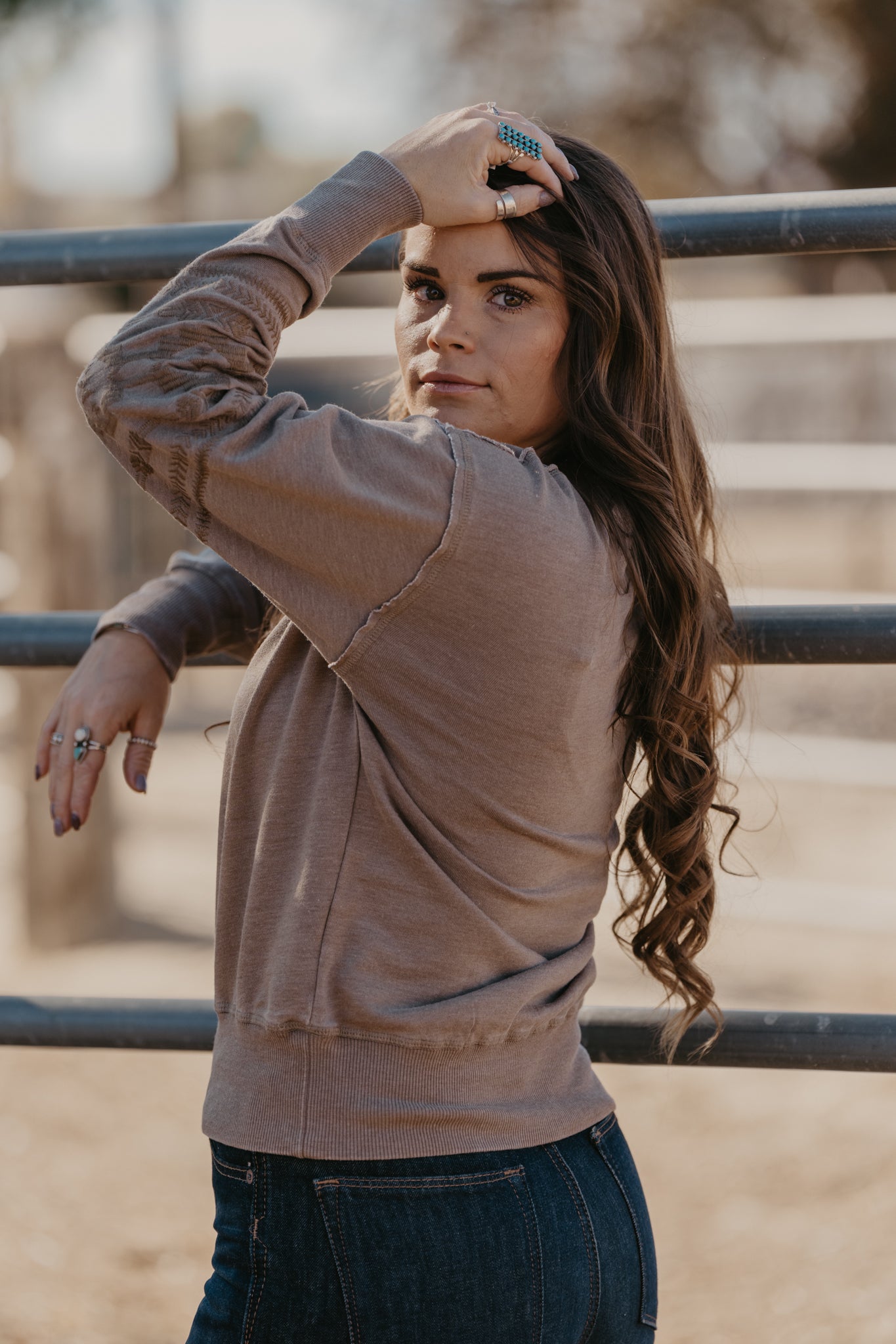 Marsh Sweatshirt by Ariat - Brindle