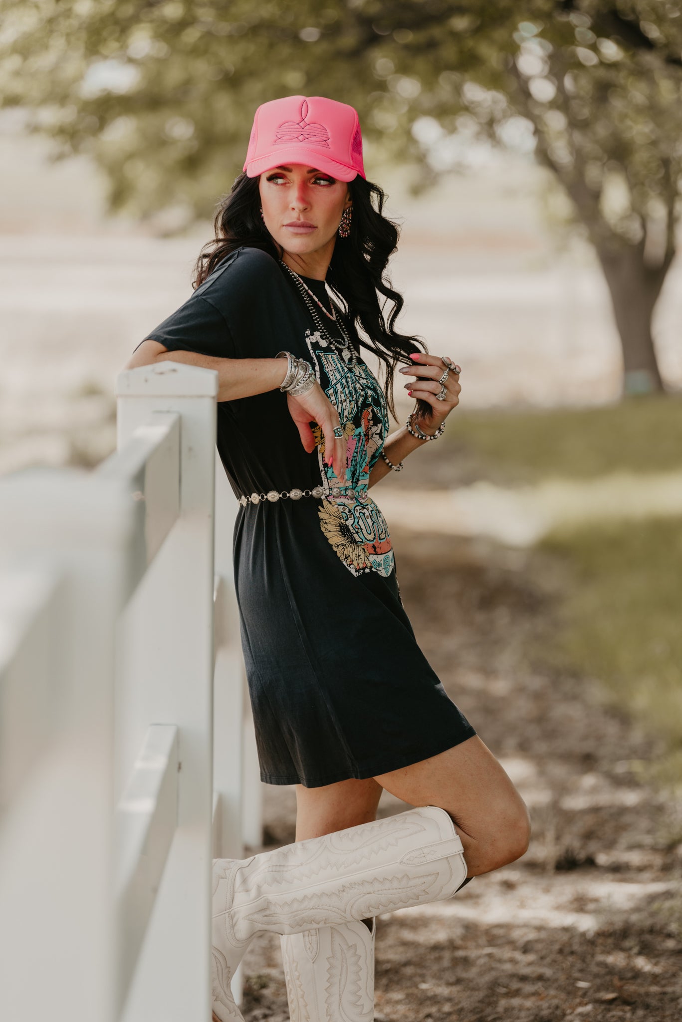 Wild West Western Rodeo T-Shirt Dress