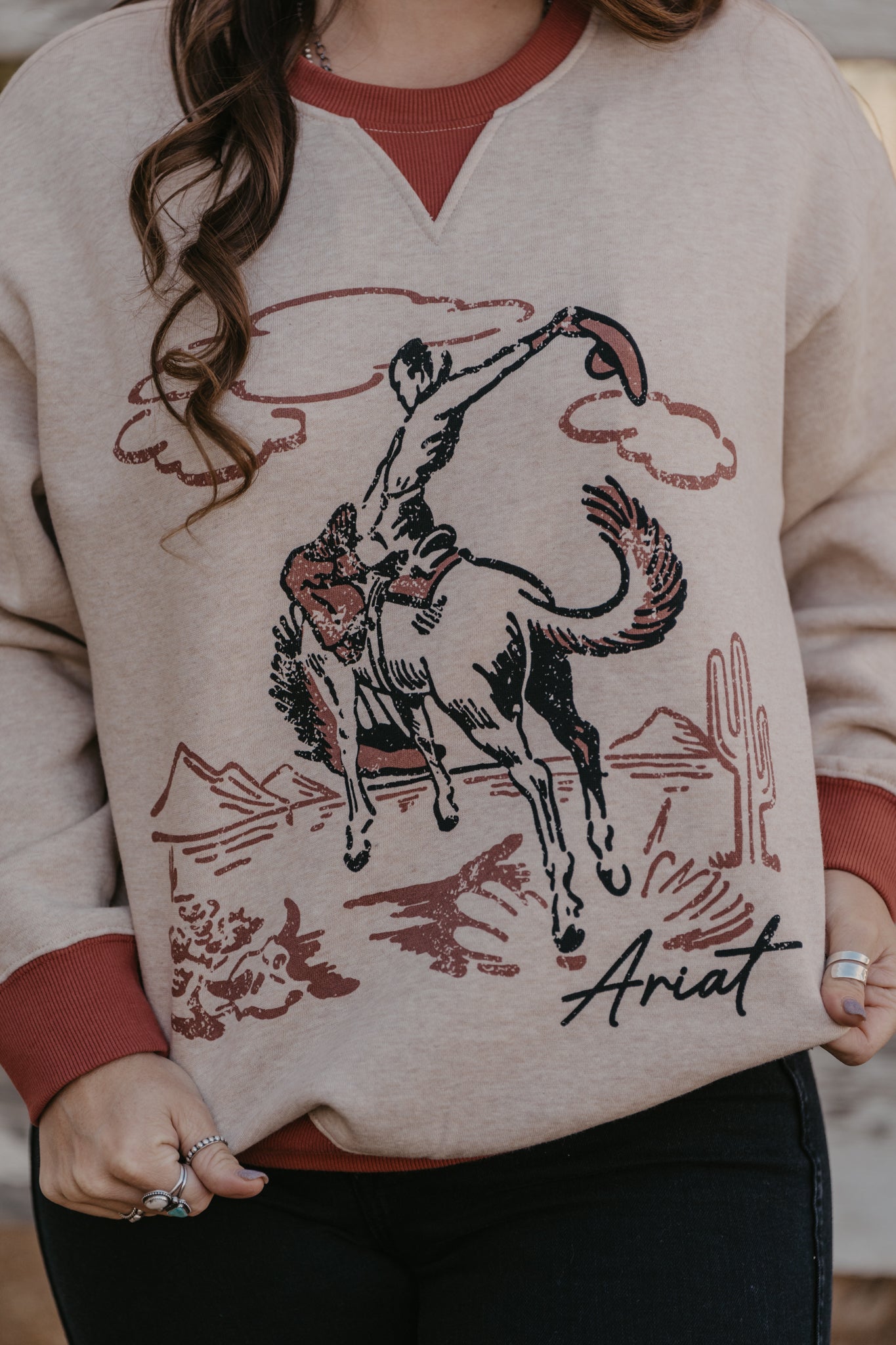 Roughstock Oversized Crew Sweatshirt by Ariat