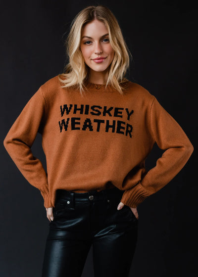 Whiskey Weather Sweater - Toast