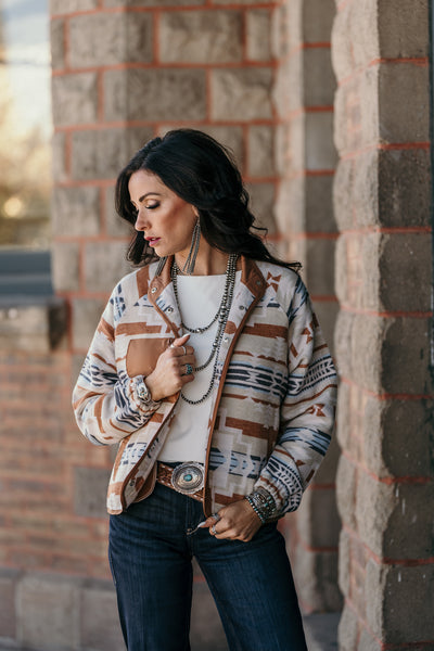 The Braxton Jacket - Copper Aztec