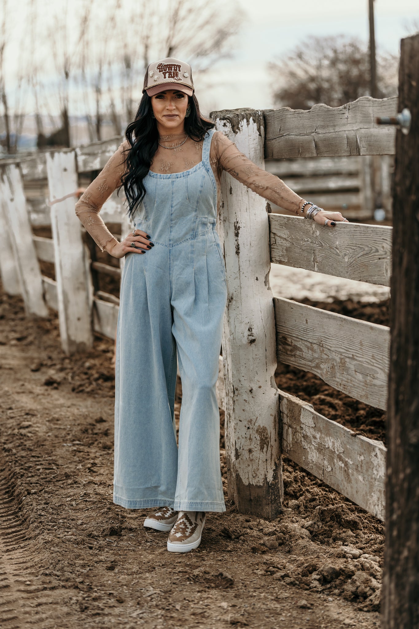 Broken Spoke Wide Leg Jumpsuit