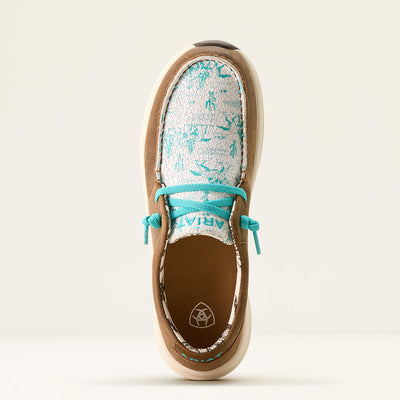 The Buckeye Sneaker by Ariat - Turquoise Westbound