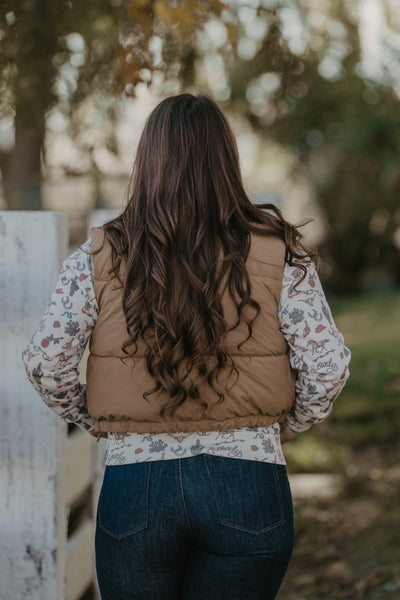 Haven Puffer Vest - Camel