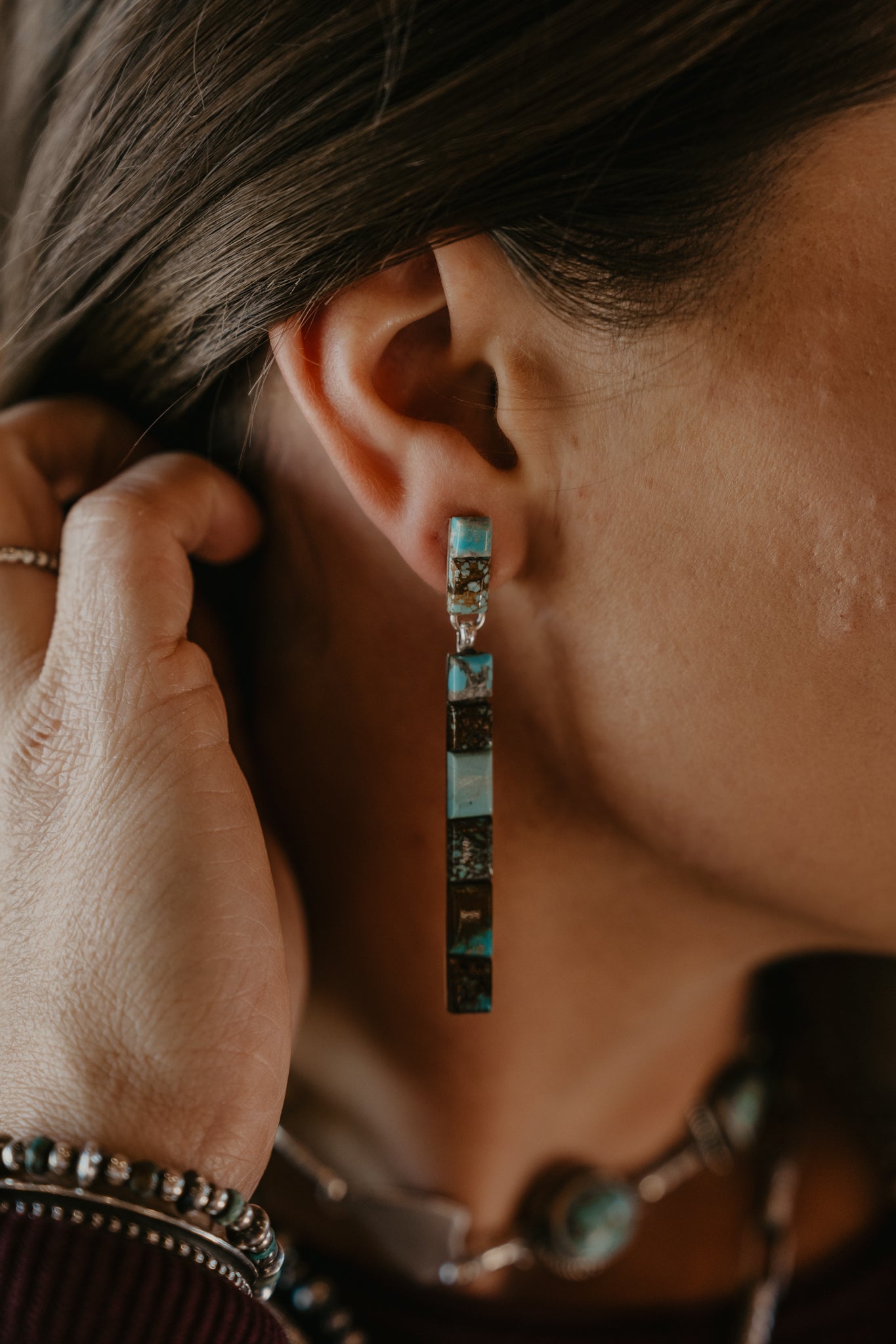 Flatland Turquoise Earrings