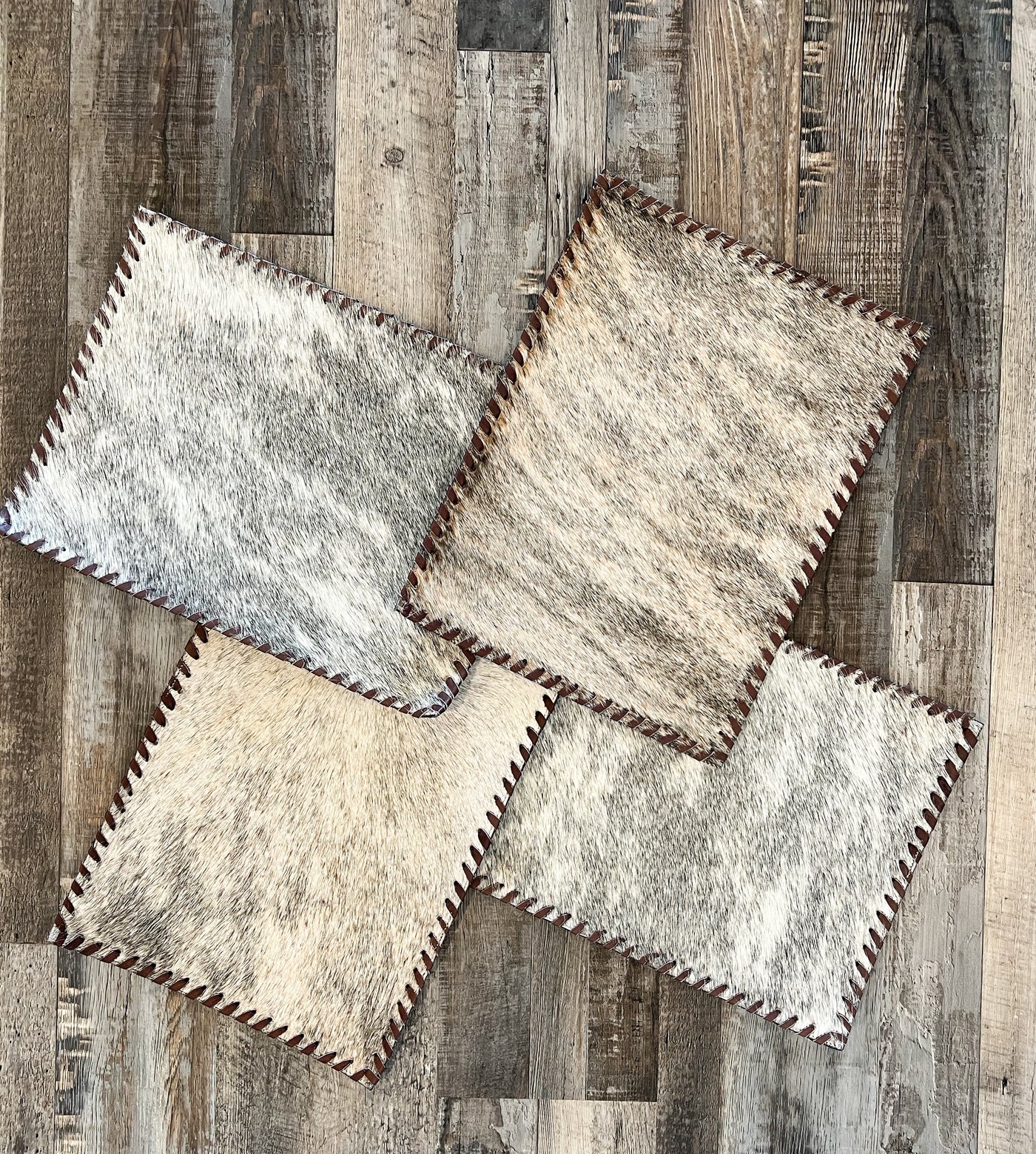 Cowhide Placemat Set of 4 - Opt. 3