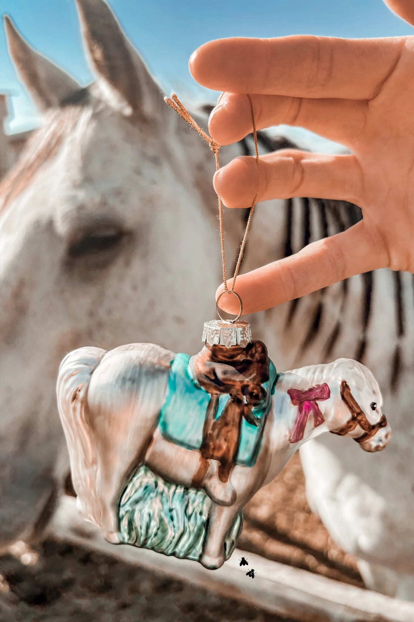 Pretty Fly Pony Christmas Ornament