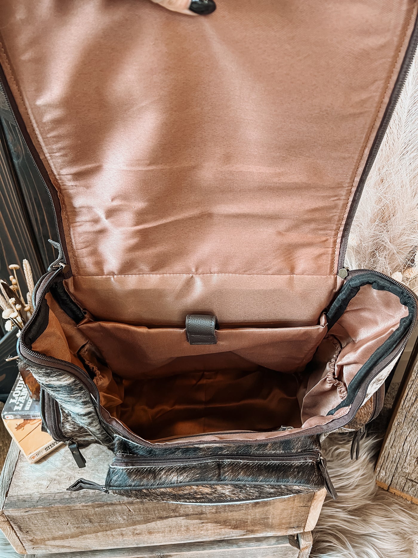 Charlie Cowhide Backpack