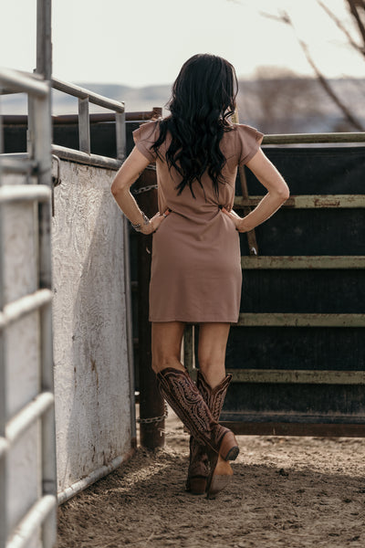 The Julia Dress - Mocha