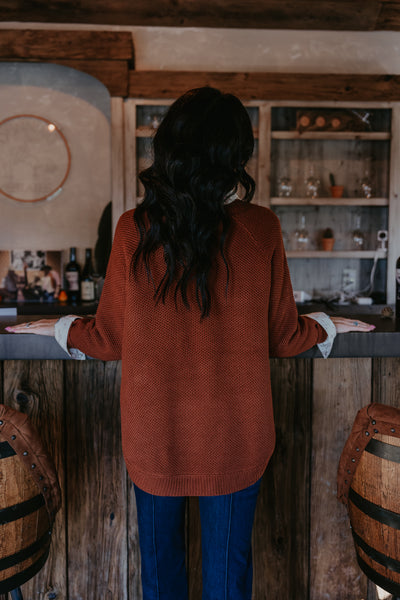 The Slate Creek Sweater - Spice