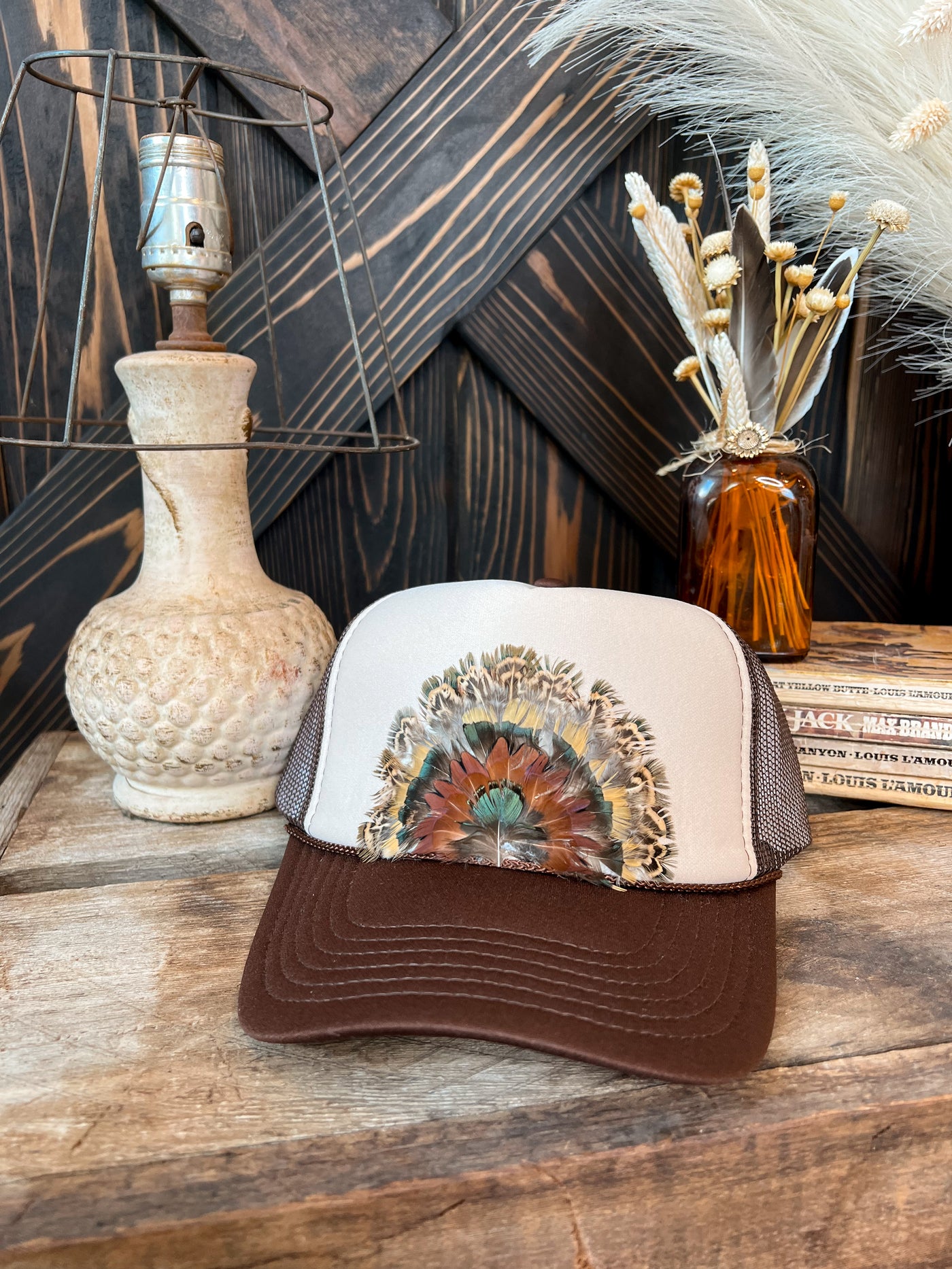 Two-Tone Wilson Feather Trucker Hat - Opt. 2