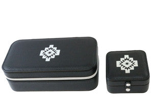 Meg Aztec Travel Case - Black