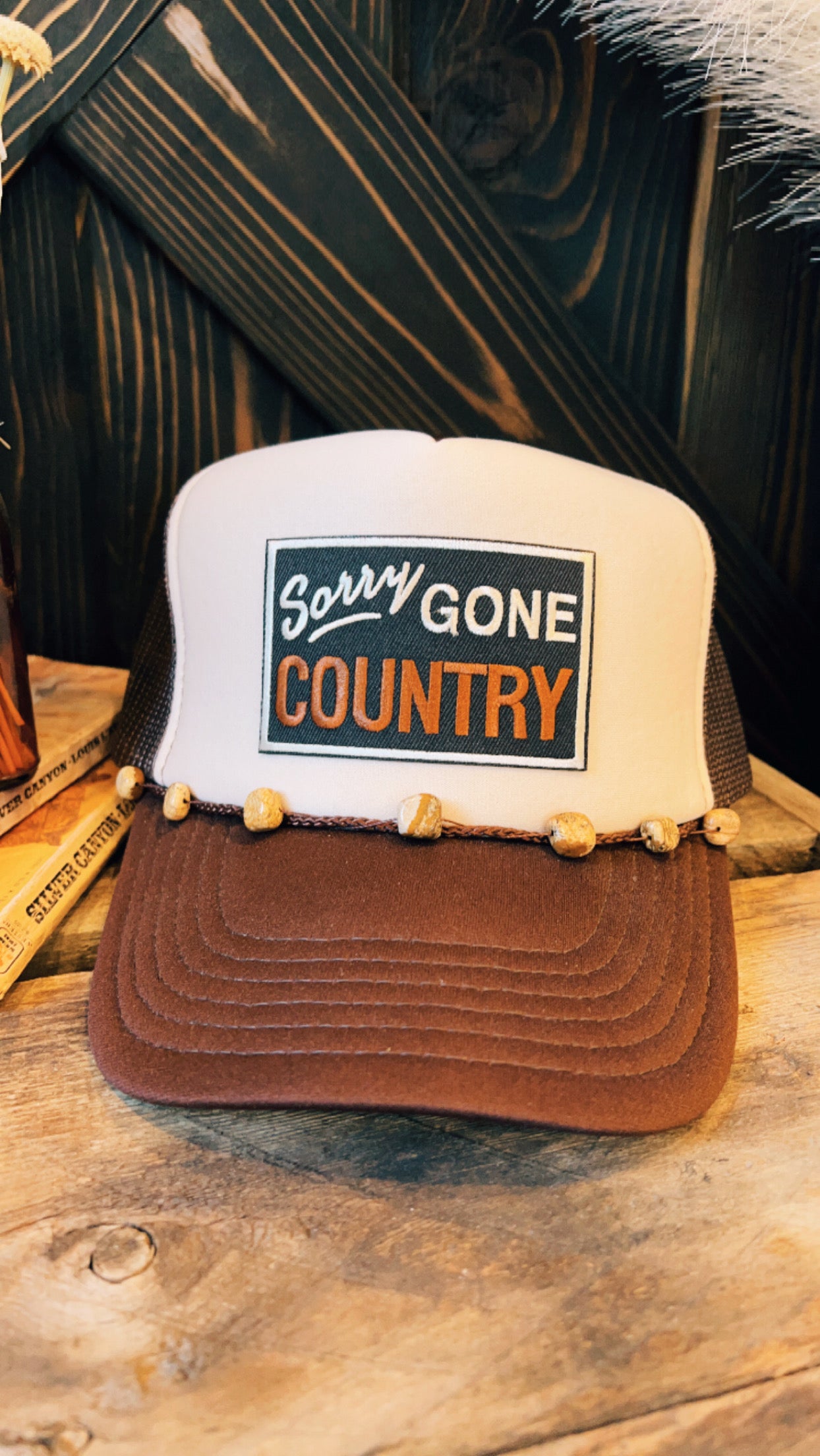 Sorry Gone Country Trucker Hat