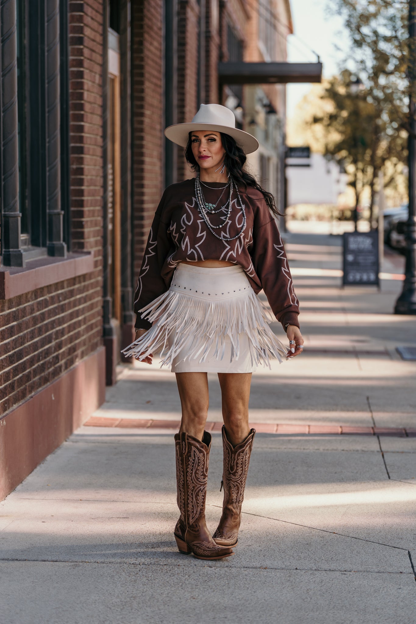 Starlight Fringe Skirt