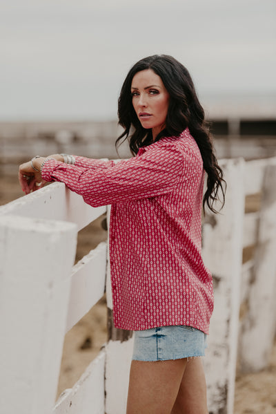 Lyla Button Down Blouse by Ariat