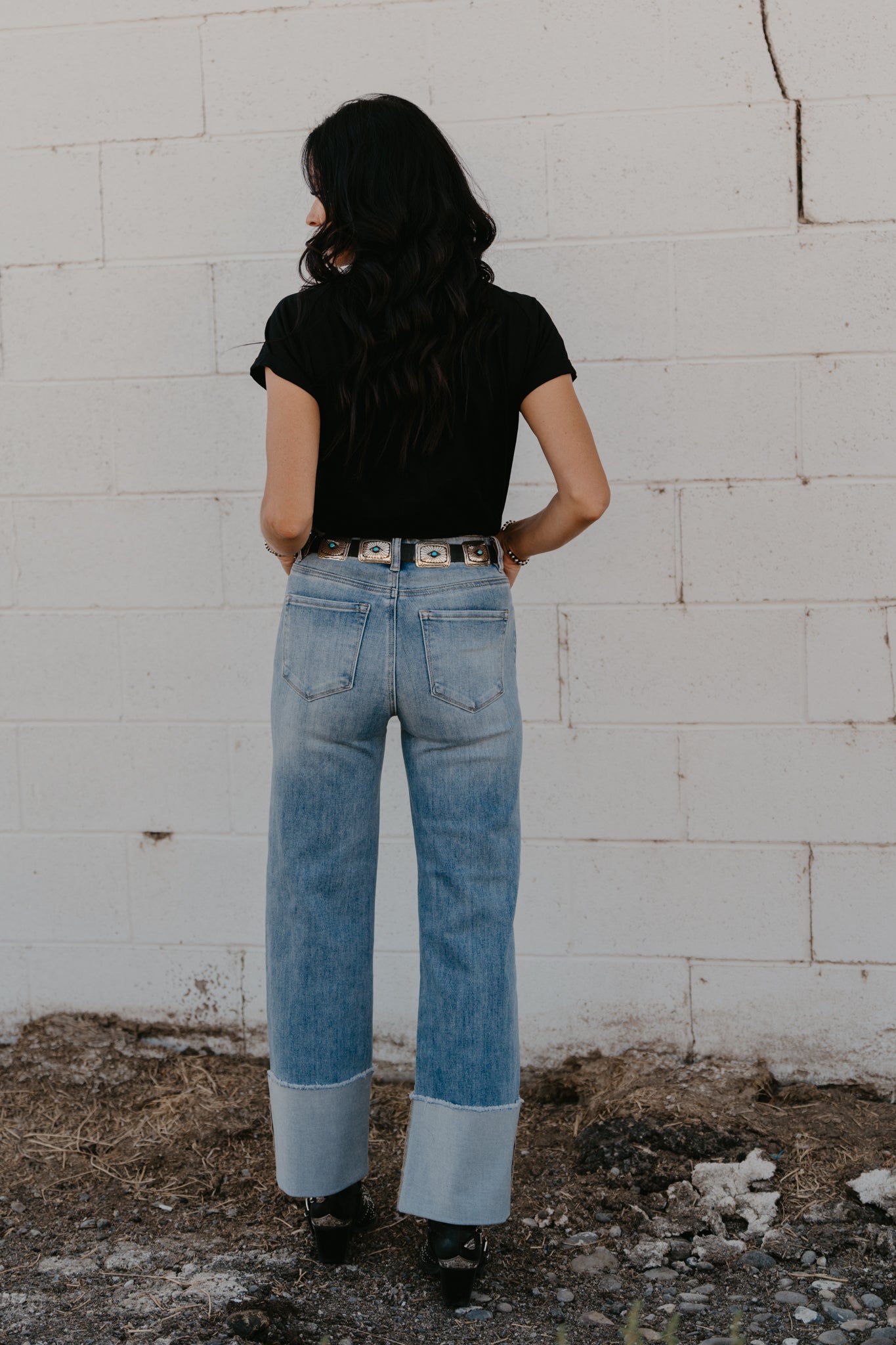 The Tosha Wide Cuff Jeans