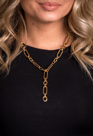 Krista Chunky Chain Necklace - Gold