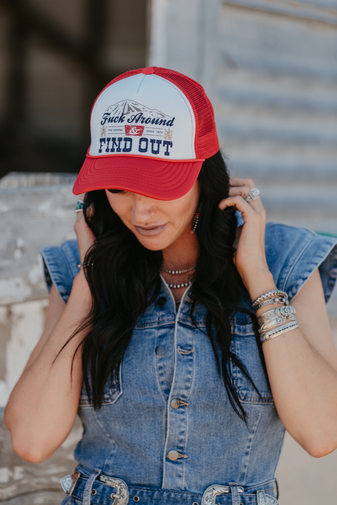 F Around & Find Out Trucker Hat - Red