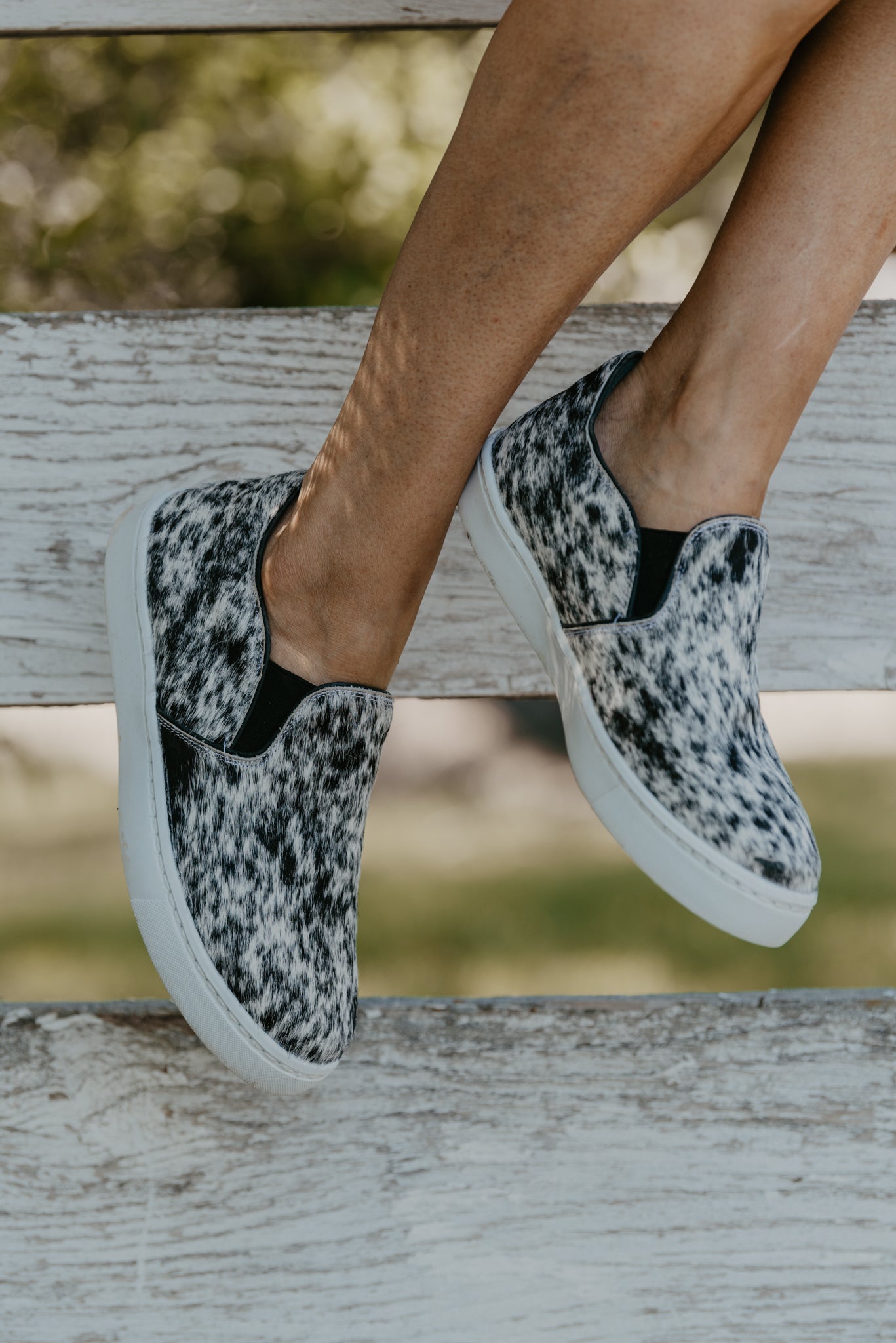 Utah Cowhide Sneaker - Salt & Pepper