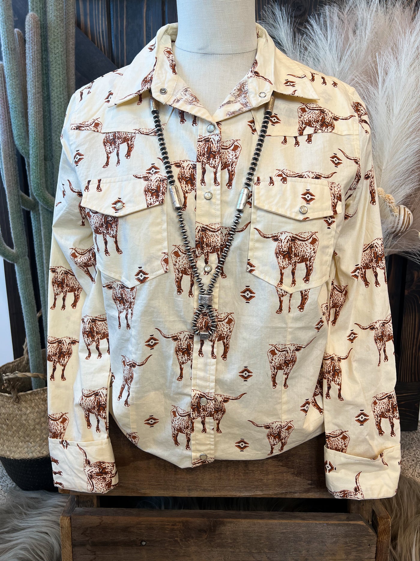 The Longhorn Cattle Blouse