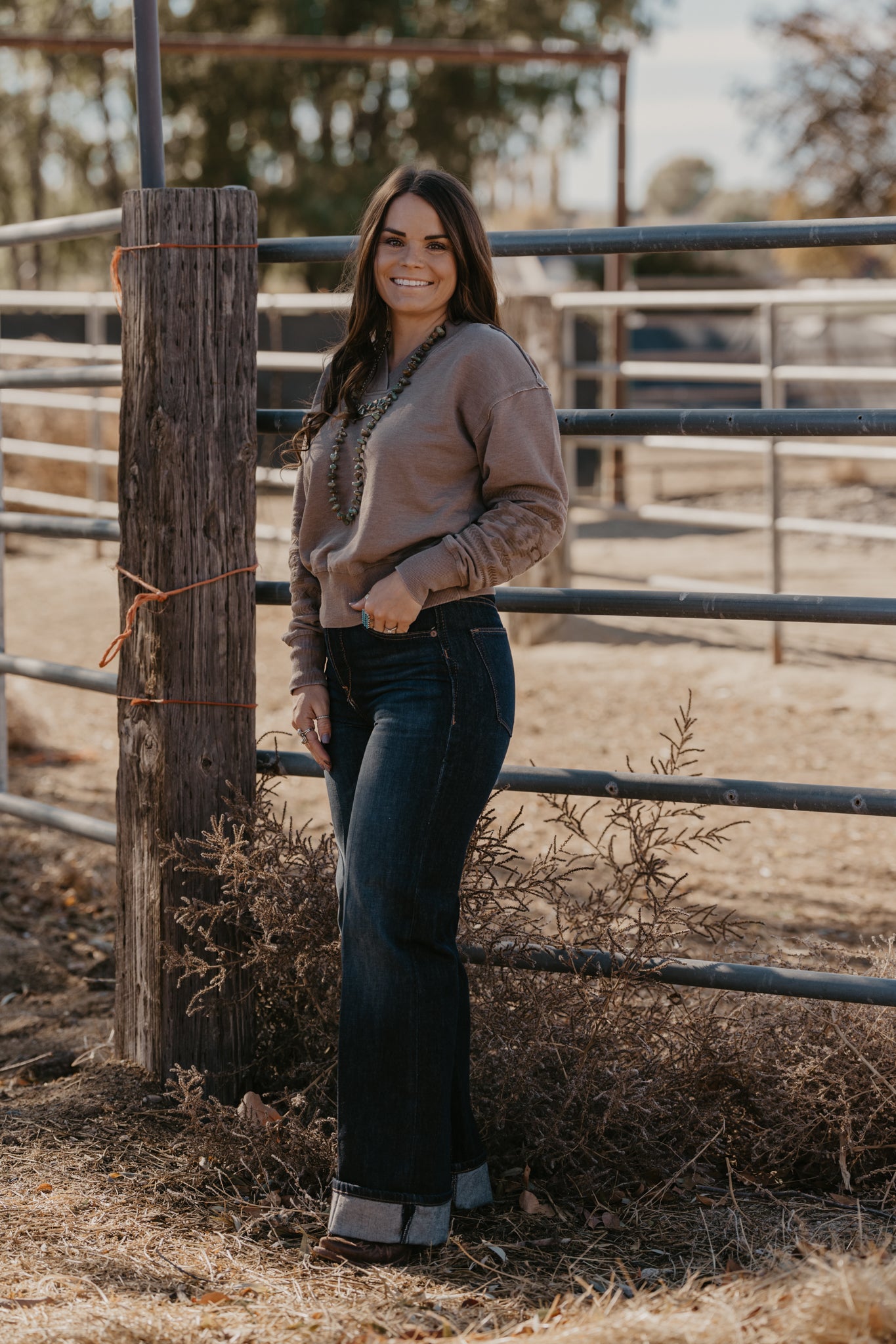 Marsh Sweatshirt by Ariat - Brindle