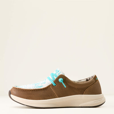 The Buckeye Sneaker by Ariat - Turquoise Westbound