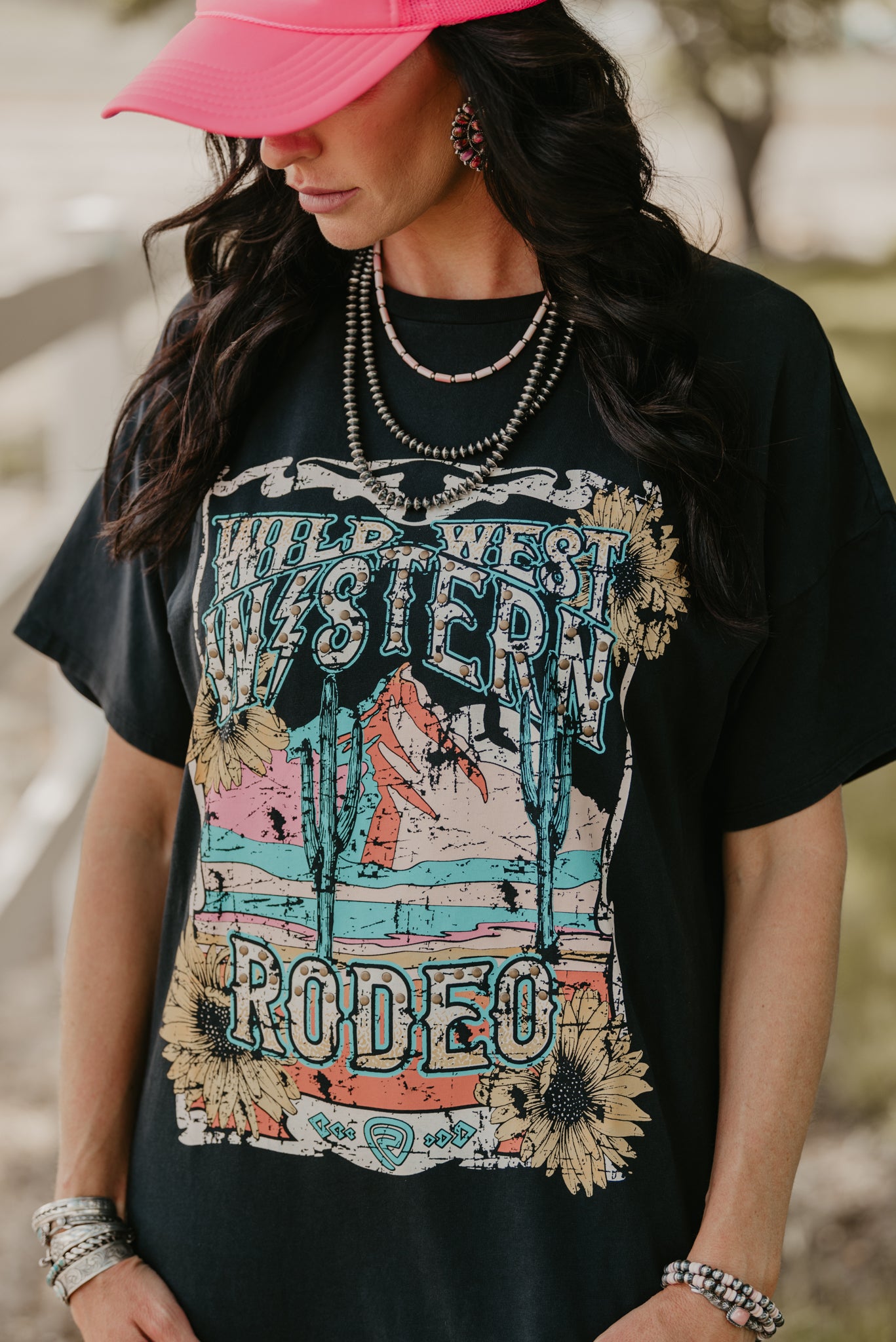 Wild West Western Rodeo T-Shirt Dress