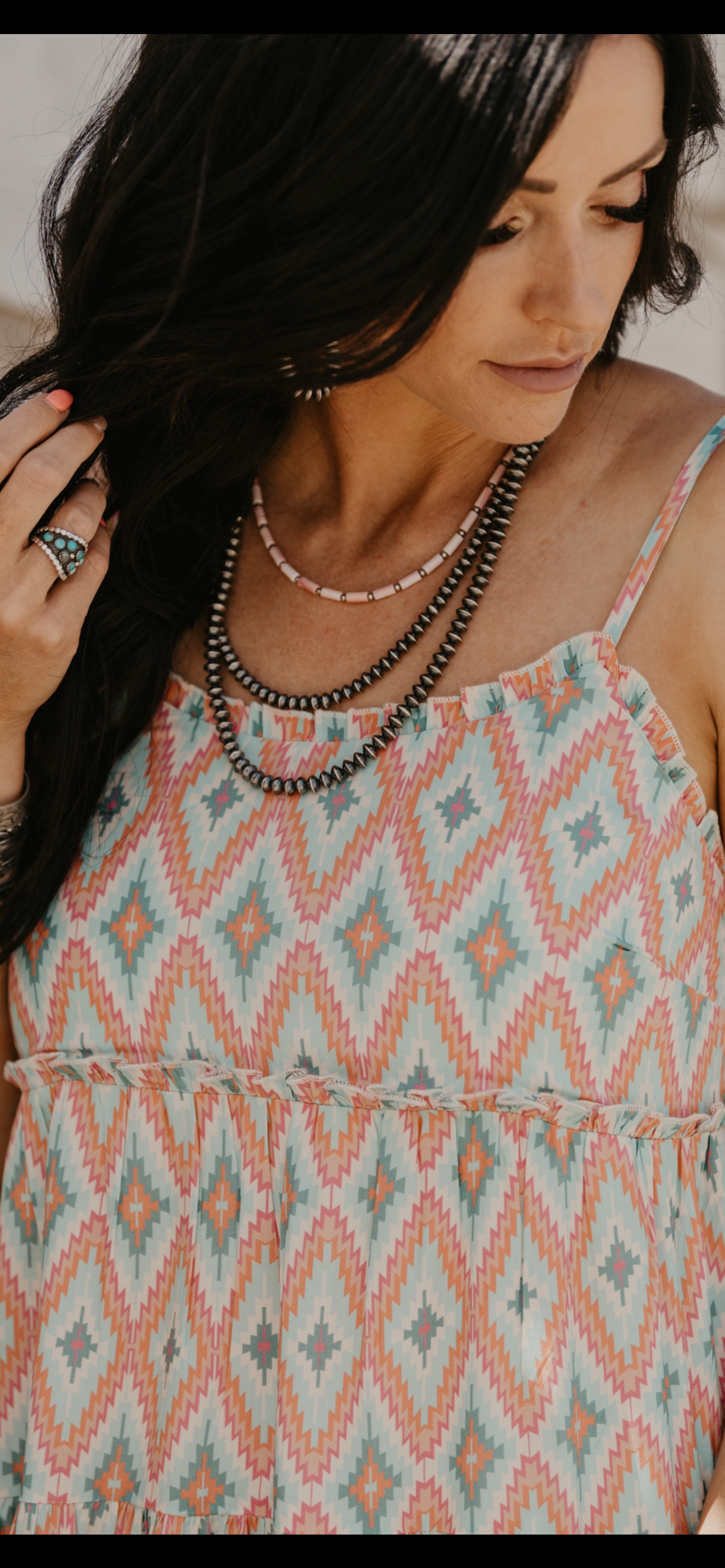 The Carmen Pink Conch Choker